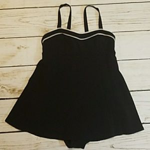 Black and white swimdress size 14